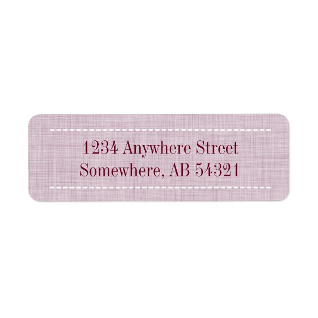 Gewebe Linen Textur in Maroon Red (Vorne)