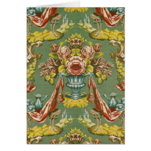 Gewebe mit einem wiederholenden Blumenmotiv