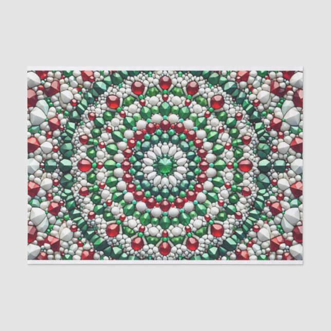 Gewebe mit italienischer Farbgestaltung Seidenpapier (Vorderseite)