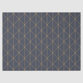 Gewebe Papier - Geometrisches Gold- und Lilac-Must