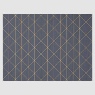 Gewebe Papier - Geometrisches Gold- und Lilac-Must