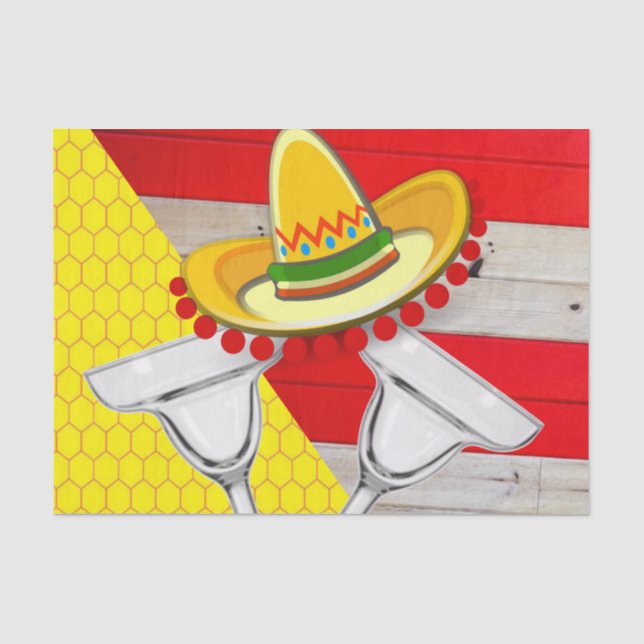 Gewebe Papier Mexikanische Getränke (Vorderseite)