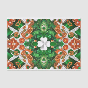 Gewebe-Papier mit irischer Farbgestaltung Seidenpapier