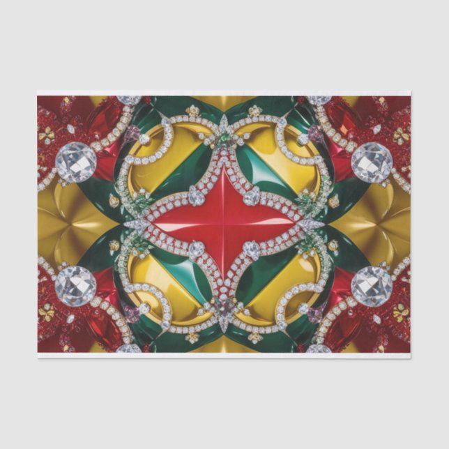 Gewebe-Papier mit Los Angeles Farben-Design Seidenpapier (Vorderseite)