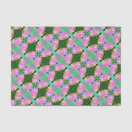 Gewebe Pink Lotus Abstrakt Seidenpapier