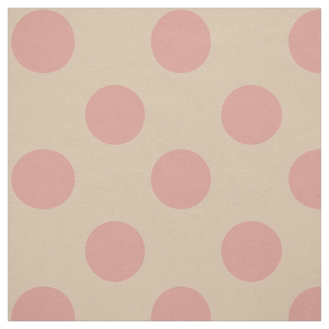 Gewebe: Rosa u. hellrosa Tupfen Stoff (Muster)
