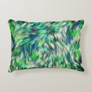 Gewebe Textur Grüne Pelze Design-68745 Dekokissen