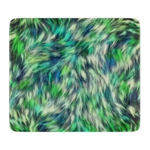 Gewebe Textur Grüne Pelze Design-68745 Schneidebrett