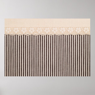 Gewebe und Spitzen für den Hintergrund Poster