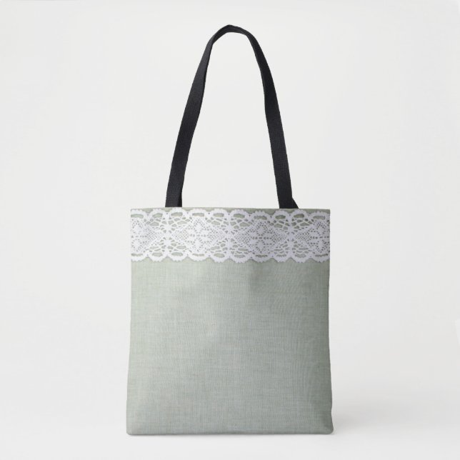 Gewebe und Spitzen  Tasche (Vorderseite)