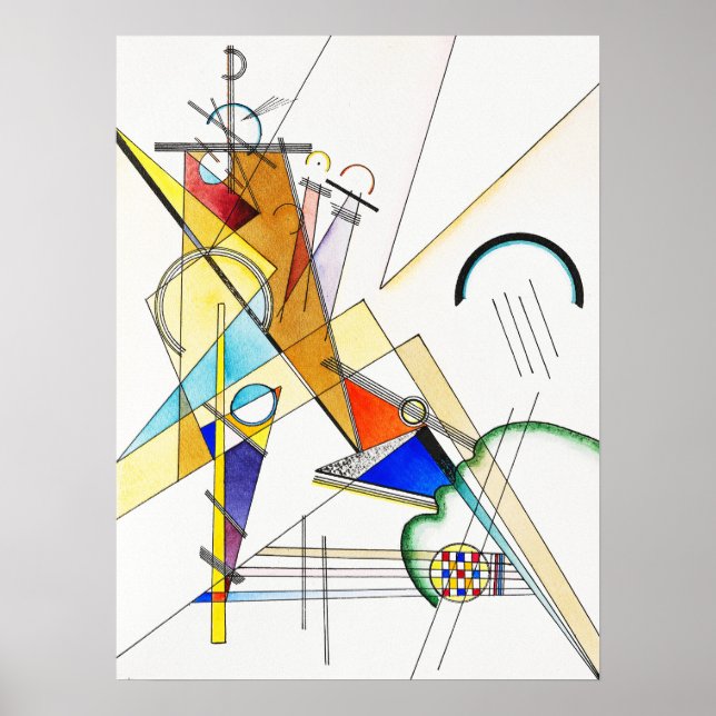 Gewebe, W. Kandinsky Poster (Vorne)