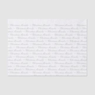 Gewebe, Weihnachtswunder, Silber Seidenpapier
