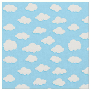 Gewebe - Wolken im Himmel Stoff
