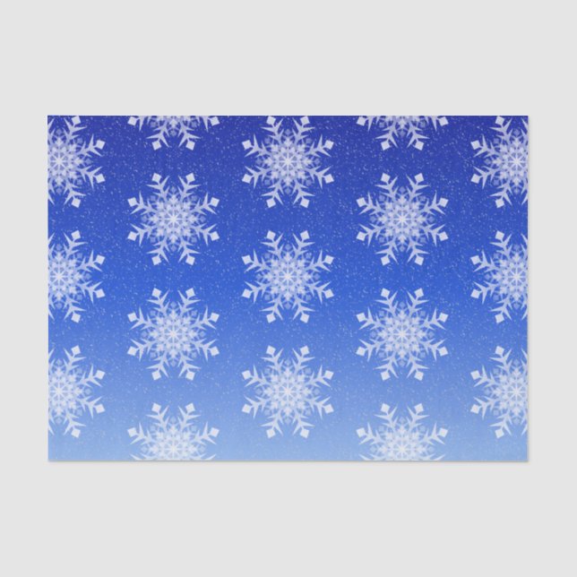 Gewebepapier für passende Schneeflocken Seidenpapier (Vorderseite)