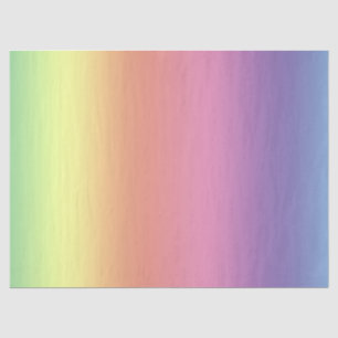 Gewebepapier - Regenbogenstreifen (Vert.) Seidenpapier