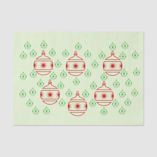 Gewebepapier - Rundbaumschmuck Seidenpapier (Vorderseite)