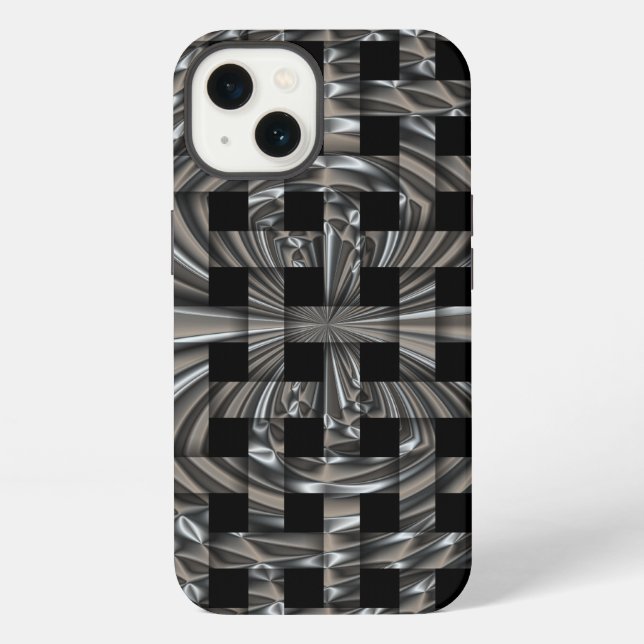 Gewebte Schwerter iPhone Hülle (Rückseite)