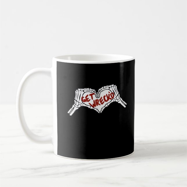 Gewebte Skelettfaust Kaffeetasse (Links)