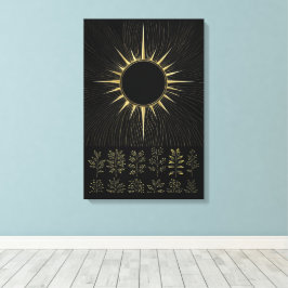 Gewebte Solare Essenz Fine Art Leinwand