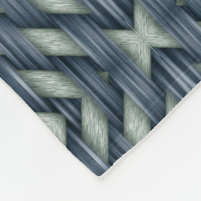 Gewebter Korbgeflecht-Decke Fleecedecke (Ecke)