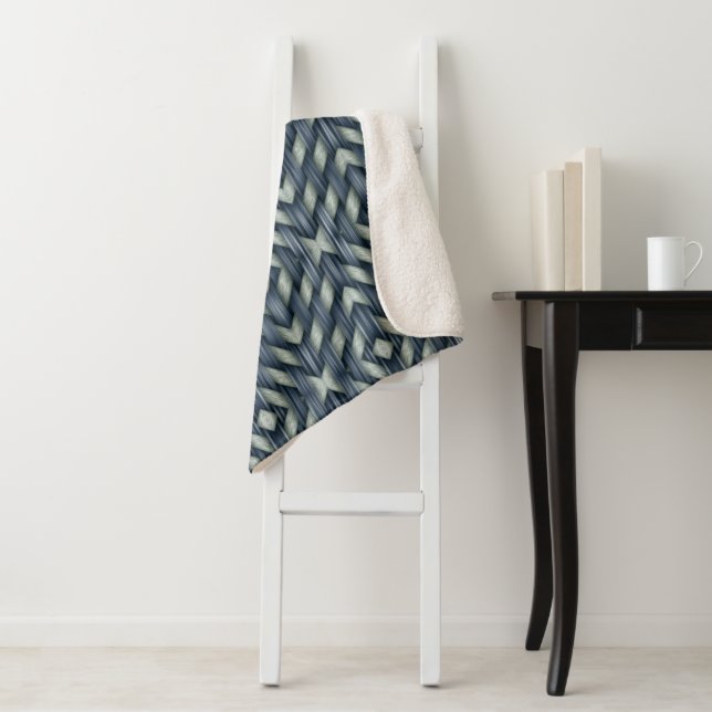 Gewebter Korbgeflecht-Decke Sherpadecke (Beispiel)