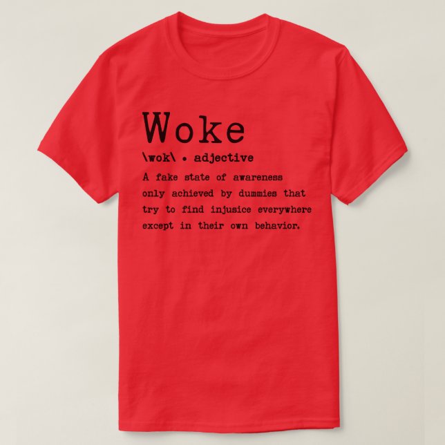 Geweckt Bedeutung 3 T-Shirt (Design vorne)