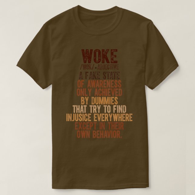 Geweckt Bedeutung 6 T-Shirt (Design vorne)