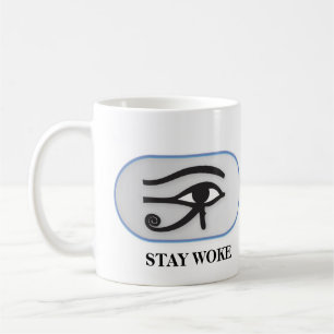 GEWECKT bleibe (AUGE DES HORUS) Kaffeetasse