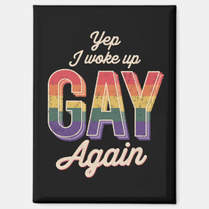Geweckt Gay Pride Rainbow Que Gay CSD Party LGBT Magnet