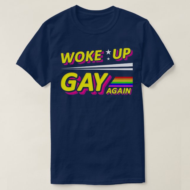 Geweckt Gay wieder Prix Monat Herz farbenfroh Lesb T-Shirt (Design vorne)
