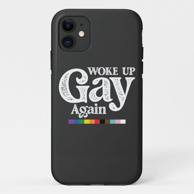 Geweckt Gay wieder unterstützen LGBT Prix Case-Mate iPhone Hülle (Rückseite)