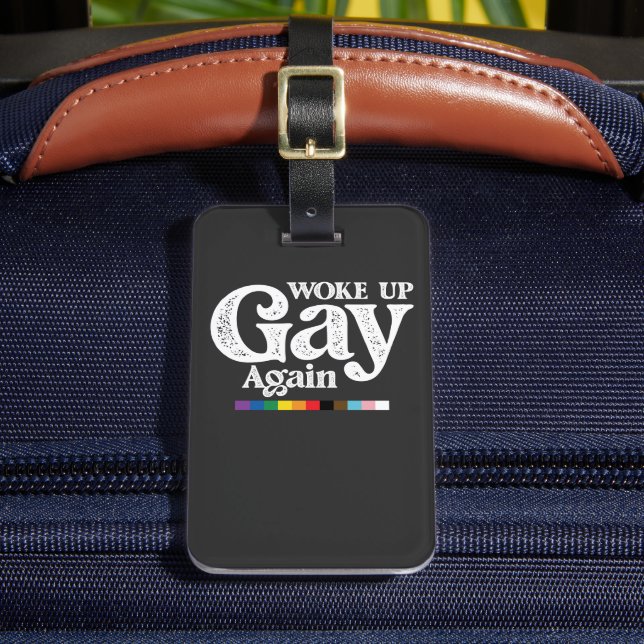 Geweckt Gay wieder unterstützen LGBT Prix Gepäckanhänger (Vorderseite Insitu 2)