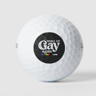 Geweckt Gay wieder unterstützen LGBT Prix Golfball