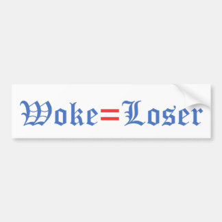 Geweckt = Loser Autoaufkleber