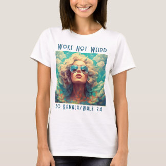 Geweckt nicht komischer Kamala-T - Shirt