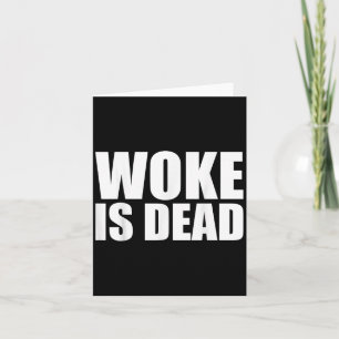 Geweckt Slogan Funny Funny Meme Zitat für Sar Karte