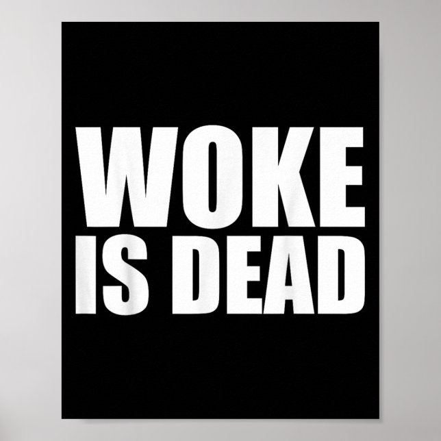 Geweckt Slogan Funny Funny Meme Zitat für Sar Poster (Vorne)
