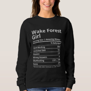 GEWECKT WALDMÄDCHEN NORTH CAROLINA Funny City Zuha Sweatshirt