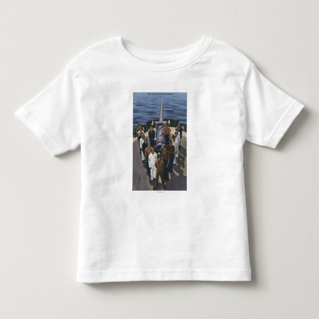 Gewehr-Crew in der Sieg-Bildung - US-Marine Kleinkind T-shirt (Vorderseite)