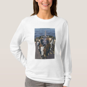 Gewehr-Crew in der Sieg-Bildung - US-Marine T-Shirt