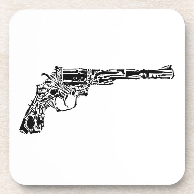 Gewehr der Gewehre Getränkeuntersetzer (Vorderseite)