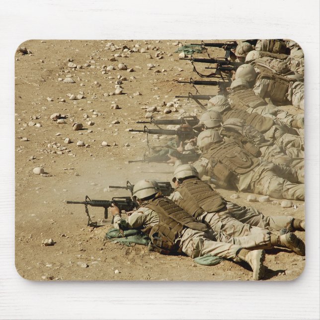 Gewehr der US-Marine M-4 und M-16A2 Mousepad (Vorne)