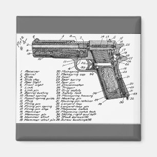 Gewehr-Diagramm Magnet
