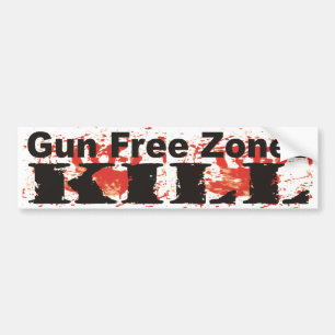 Gewehr-Freihafengebiete TÖTUNG Autoaufkleber