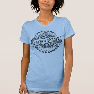 Gewehr für Miete-Ausrichtungs-Entwurf T-Shirt