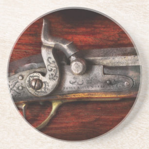 Gewehr - Gewehr-Arbeiten Sandstein Untersetzer