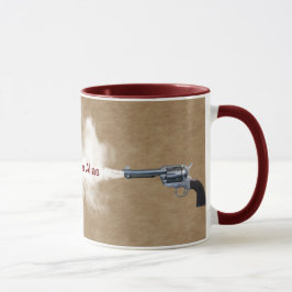 Gewehr-Kampf am Café Tasse