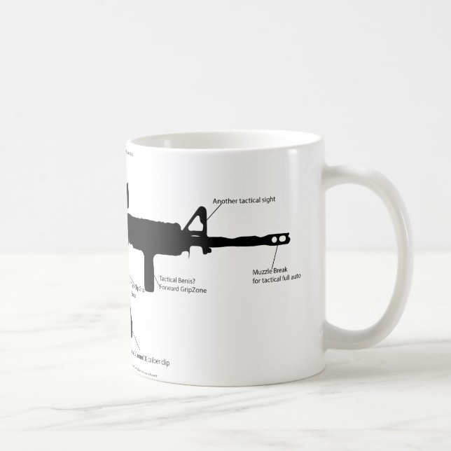 Gewehr M15ak57 Kaffeetasse (Rechts)