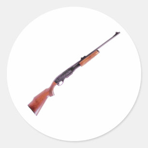 Gewehr rifle runder aufkleber
