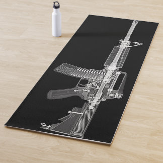 Gewehr-wirklicher Röntgenstrahl der Yogamatte